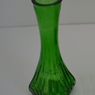 Vintage Hoosier Glass Green Bud Vase #4063-C