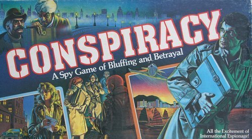 Vintage 1982 Milton Bradley Conspiracy Board Game