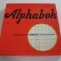 Vintage 1968 Springbok Alphabok Solitaire Word Puzzle Game