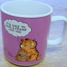 Vintage 1978 Enesco Garfield & Pooky Friendship Ceramic Coffee Mug