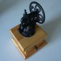 Handcrafted Mechanical Coffee Grinder w/ Wood Base (Reproduction)