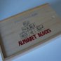 Pottery Barn Blocks  - Used Set in Wooden Storage Case