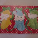 Vintage Avon Furry, Purry and Scurry Kittens in Mittens Holiday Soaps