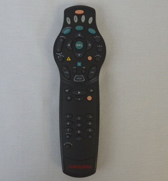 Adelphia OEM Remote Control ENTEXPL3005 with Instructions