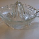 Vintage Clear Glass Juicer Reamer with Handle