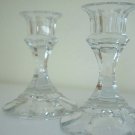 Crystal Candlestick Holders 24% Lead Crystal - Made In The U.S.A. - Set Of Two