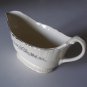 Vintage Homer Laughlin Platinum Wreath Gravy Boat