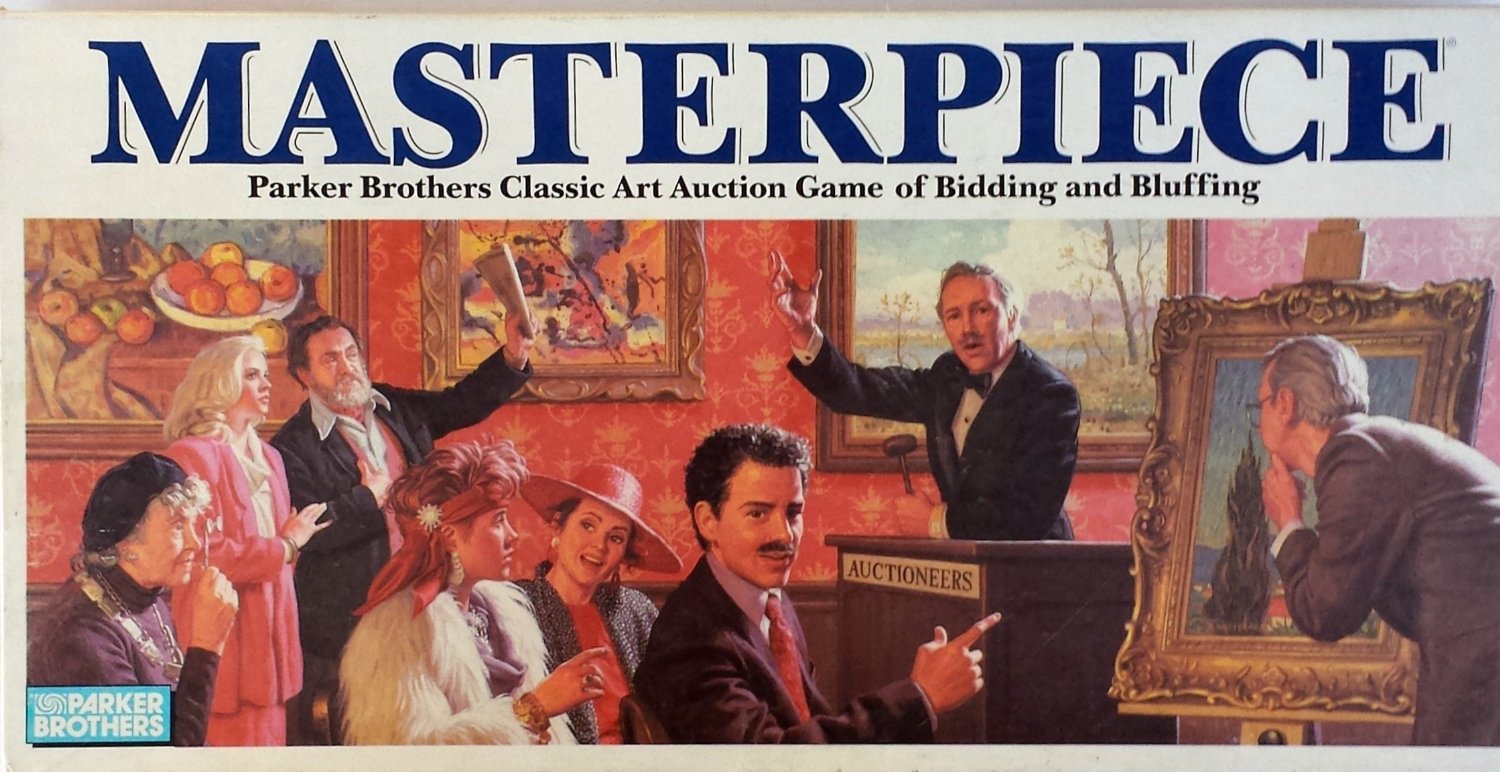 Vintage 1987 Parker Brothers Masterpiece Board Game