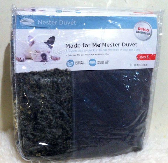 NWT Petco Made for Me Pebble Gray Nester Duvet Dog Bed Cover
