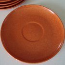 Vintage Branchell Color-Flyte Melmac Glow Copper Saucer (no cup) - Set of 5