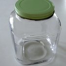 Martha Stewart Depression Era Style Glass Kitchen Jar with Lid