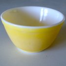 Vintage Pyrex 401 Yellow 1 1/2 Pint Mixing Bowl