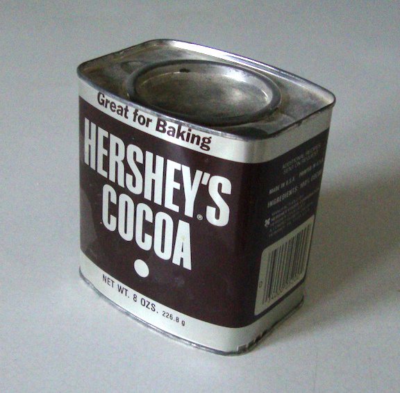 Vintage 1980's Hershey's Cocoa Tin - 8 oz