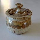 Vintage Stoneware Sugar Bowl or Honey Jar w/ Lid
