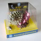 NWT Action Aquarium Bubblers Polyresin Handmade Painted Puffer Fish