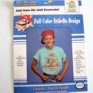 Vintage 1990 Super Mario Bros Iron-On Color Transfer Nintendo's Bowser #57826