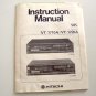 Original 1992 Hitachi Model VT-1710A and VT-1720A VCR Instruction Manual