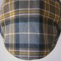 Vintage St Christopher Wool Tartan Driving Cap Hat