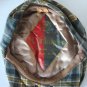 Vintage St Christopher Wool Tartan Driving Cap Hat