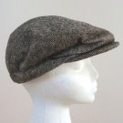 Vintage Brown Tweed Wool Driving / Flat Cap