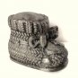 Vintage Leonard Silverplate Baby Bootie Bank - Italy