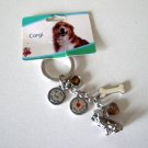 Smart Tag Little Gifts Keychain - Corgi