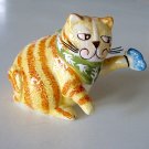 Vintage TLS Designs Ceramic Cat Figurine