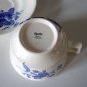 Vintage Spode SP211 Blue Floral Cup and Saucer