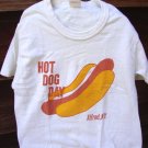 Vintage 1970s Alfred NY Hot Dog Day T-shirt
