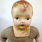 Antique Doll - plaster / composition head / arms - cloth body