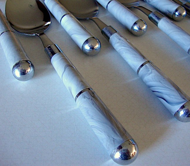 Vintage Stainless Steel Flatware Hong Kong Mid Century 24 piece