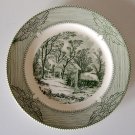Vintage MOUNT CLEMENS 11" Round Platter/Chop Plate MTC63 - Green