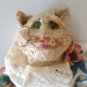 Doris the Cat Composite / Fabric Doll - artist Brenda Tomasello