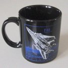 Vintage 1988 F-14 Blackbird Coffee Mug Cup