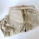 Vintage Leather Breeches / Knickerbockers Knee Length Pants