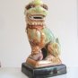 Vintage Green / Brown Glaze Foo Dog / Lion