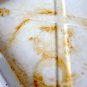 Antique White Enamelware Rectangular Drip Tray