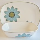 Vintage Noritake Up-Sa Daisy Serving Platter & Serving Oval Bowl
