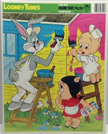 Vintage 1978 Golden Extra Thick Frame-Tray Looney Tunes #45520-40