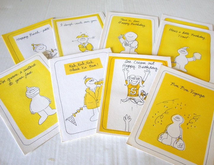 Vintage 1979 Hello Studio Greating Cards Set of 26 cards