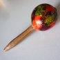 Vintage Souvenir Cuba - Handpainted Wooden Maraca