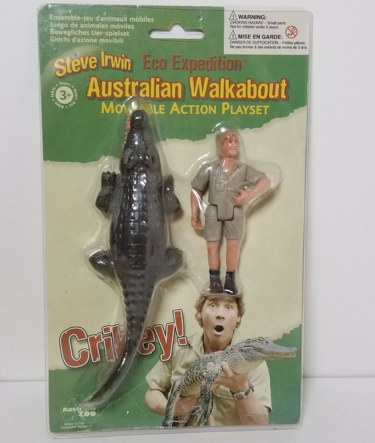 2005 Steve Irwin Eco Expedition Australian Walkabout Movable Action Playset