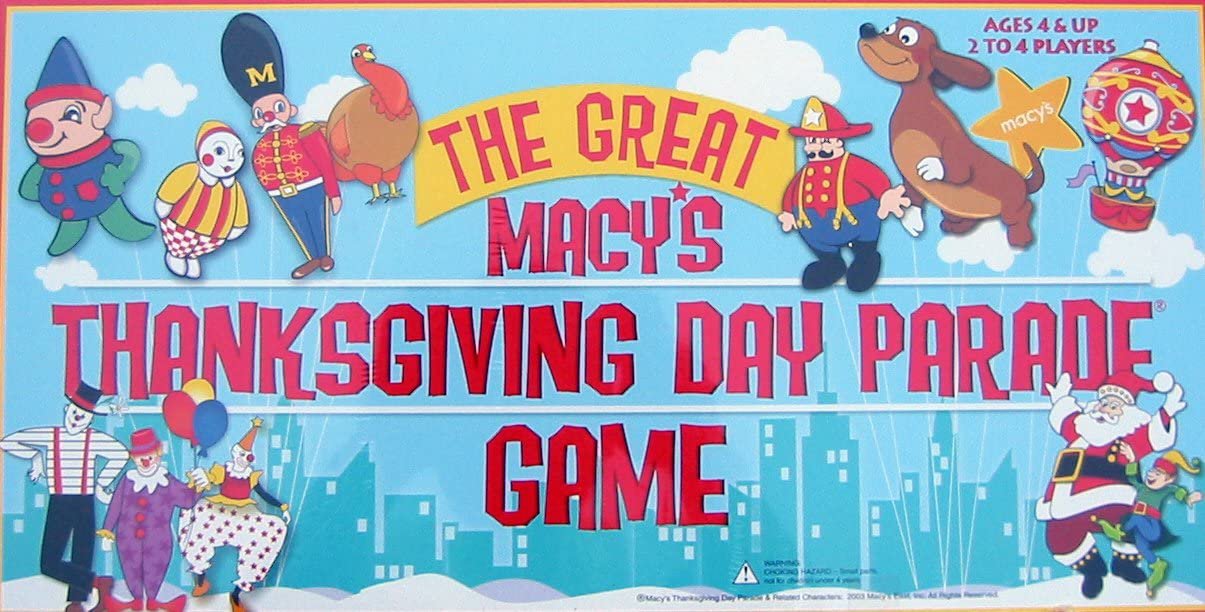 Vintage 2003 The Great Macy's Thanksgiving Day Parade Holiday Board Game
