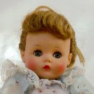 Vintage MRP 1950s Rubber Baby Doll in Organdy Dress