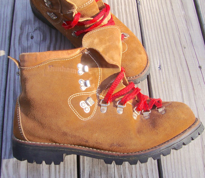 Vintage Dunham Vibrum Montagna Bloc Suede Leather Hiking Boots Size 11 1/2