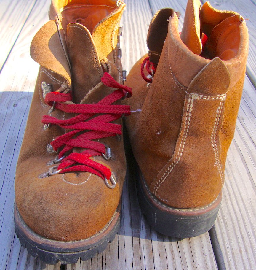 Vintage Dunham Vibrum Montagna Bloc Suede Leather Hiking Boots Size 11 1/2