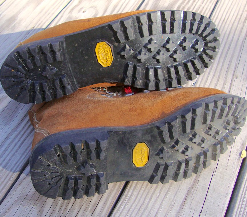 Vintage Dunham Vibrum Montagna Bloc Suede Leather Hiking Boots Size 11 1/2