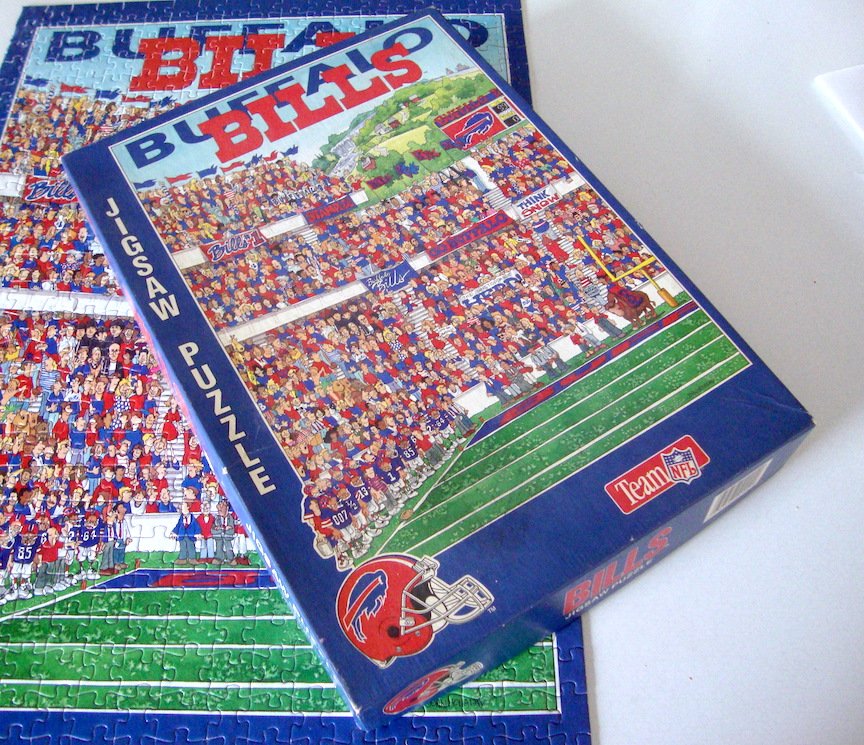 Vintage 1994 Buffalo Games NFL Buffalo Bills Puzzle ...