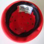 Vintage Mr. John Classic Red Wool w/ Black Mod Beret Hat