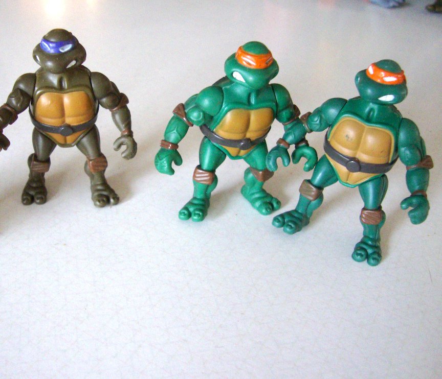 Vintage 2002 Playmates Toys TMNT Teenage Mutant Ninja Turtles 2 1/4 ...